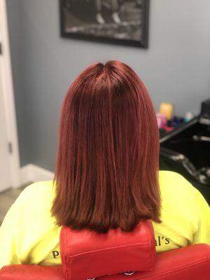 The mahogany Red Straight