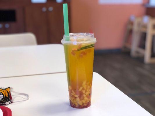 Passionfruit Overload Fresh Fruit Tea