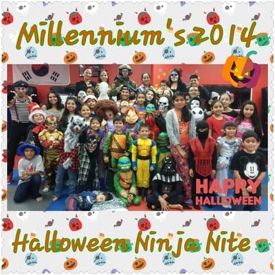 Millennium Martial Arts Halloween Ninja Nite Lock-in event for their students! A great way for the kids to have FUN!!