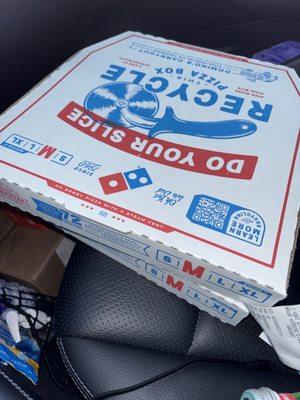 First time ordering from this location!!! I checked the box... pizza looks good!