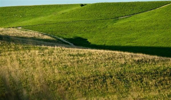 view from the hill top