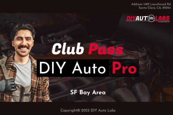 Explore benefits of DIY Auto Club and Join today