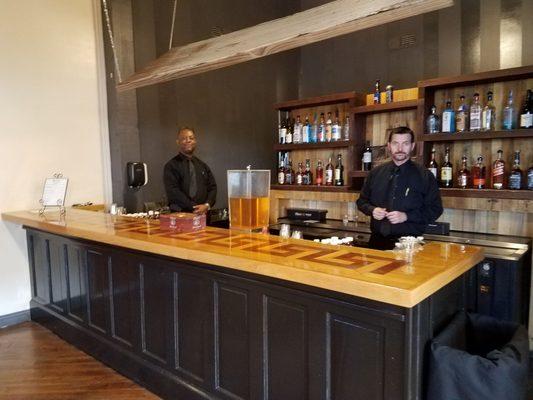 Bar Area...hubby enjoyed a bourbon while shopping