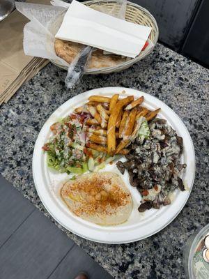 Beef Shawarma Plate