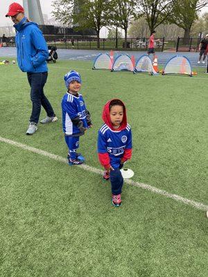 Cousins training together