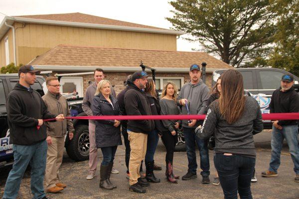 New location = Ribbon Cutting Ceremony!