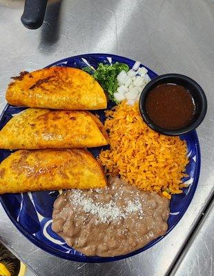 Our famous and delicious birria tacos