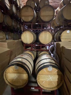 Wine barrels