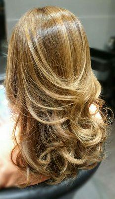 Balayage color