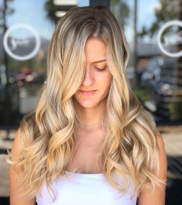 Balayage + Shadow Root by Kaley