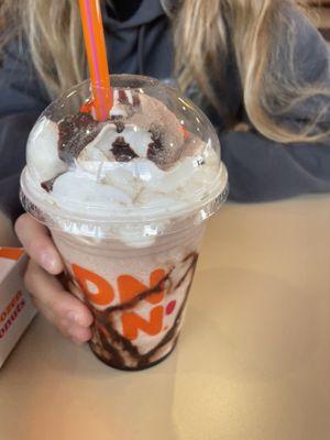 Frozen hot chocolate