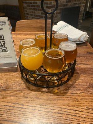 Beer flight.