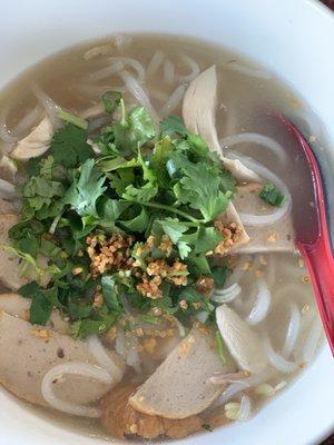 KhaoPeikSen - Home Made Rice Noodle Soup...So Good!