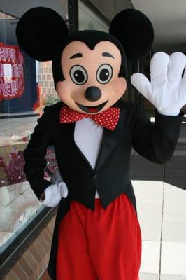 Say hello to Mr.Mouse ...... One of our many awesome characters.