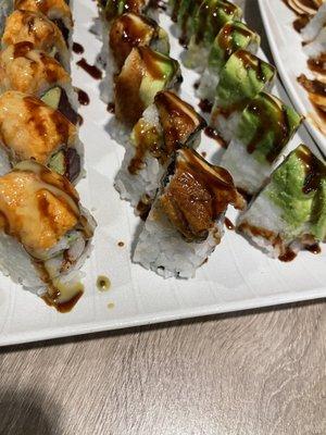 Lafayette Roll Black Dragon Roll Dragon Roll