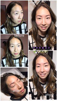 (eyebrow)microblading before& after