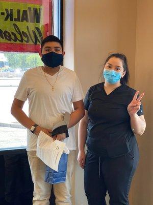 Congratulations to our amazing patient Roberto on getting your braces OFF today!