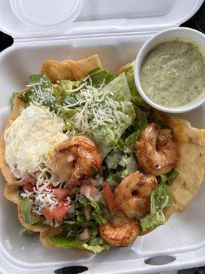 Fiesta Salad with Shrimp