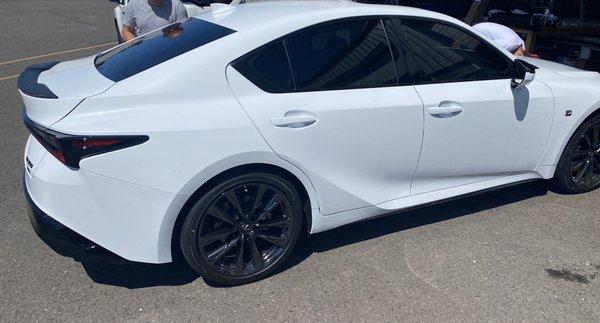 Lexus IS350 F Sport Chrome Delete