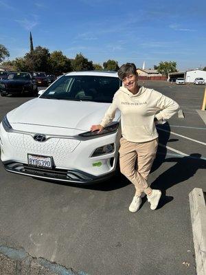 Me and my 2021 Hyundai Kona EV Limited