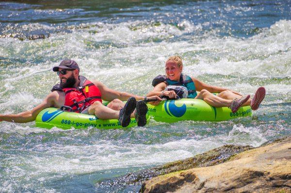 Whitewater tubing