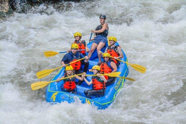 Intermediate rafting trip