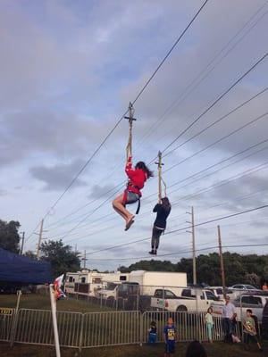 Zip line for the kids