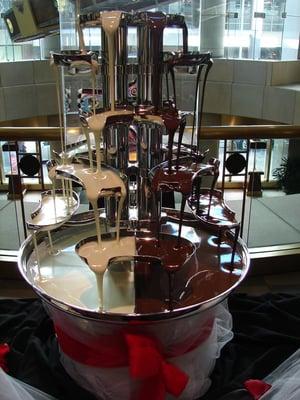 Introducing our Large Double Chocolate Fountain