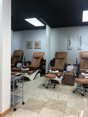 Pedicure area