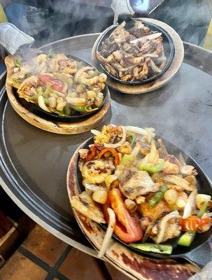 Sizzling hot Fajitas