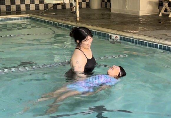 Great swimming lessons. My daughter enjoyed the class so much and I see big improvement. Thank you Waterworks!