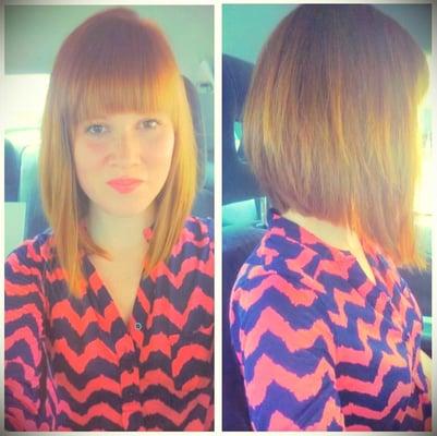 I was so scared to go this short, but she did a great job!