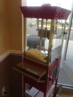 Free Popcorn for all customers