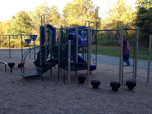 Playground out back. Great for rambunctious kids.