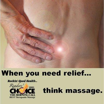 Voted Best Therapeutic Massage