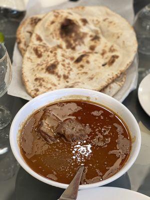 Ali Nihari and Tandoori Naan