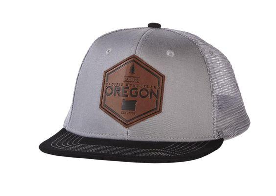 Oregon Leather Patch Ball Cap