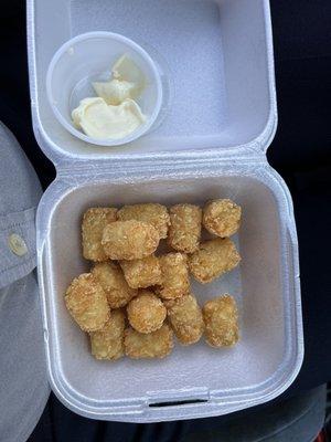 $3 worth of tator tots