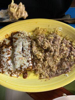 Tamales platter