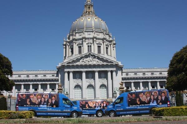 Legion Post 911 is located in the War Memorial Veterans Building,  across the street from San Francisco's City Hall