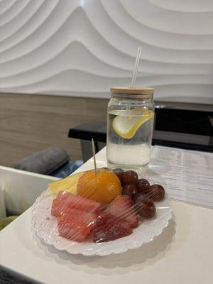 Star Treatment! Water AND fruit!