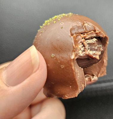 Chocolate mint truffle