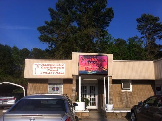 The front of Caribbean Breeze.  There's a little weird carport on the left.  I think that's VIP parking :-)