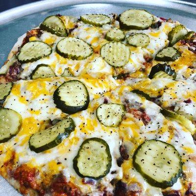 Cheeseburger Pizza