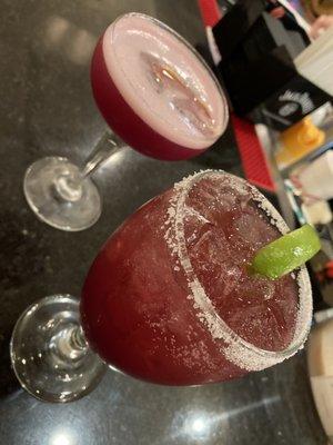 Blueberry margarita and other blueberry juiced based drink