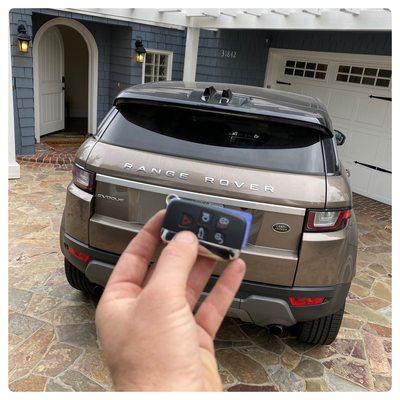 2016 Range Rover Evoque Smart Key Made!!!!!!