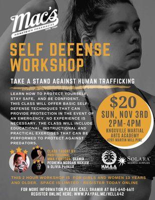 Self defense workshop