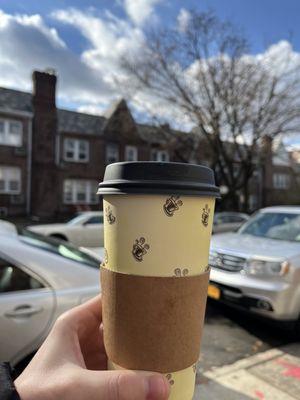 hazelnut latte - large