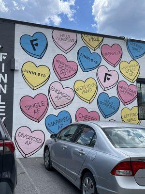 Candy Hearts Gulch Mural, Nashville, TN