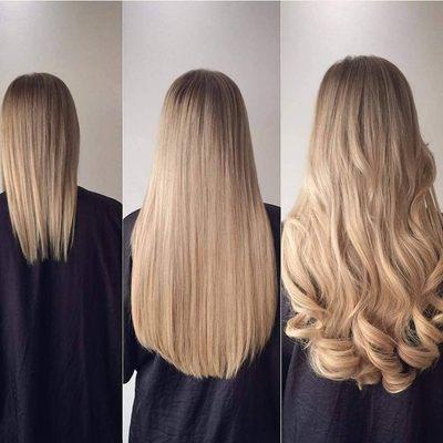 Hair extensions can give you maximum beauty and a minimum amount of time. Natural looking hair extensions 281-825-1600 Lisha